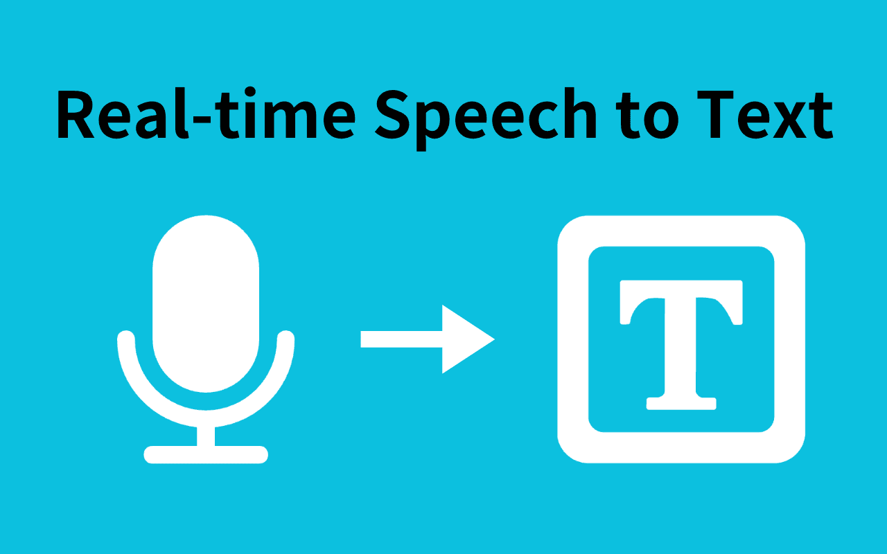 Real-time speech to text and translation